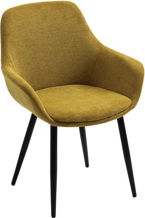 SalesFever Stuhl, Höhe: 86 cm, gelb/schwarz, 2 stk