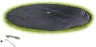 EXIT Toys Trampolinabdeckung, schwarz, rund