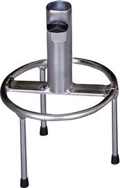 Thumbnail - DOPPLER Rasendorn, Stahl, ØxH: 14,5 x 26 - silberfarben