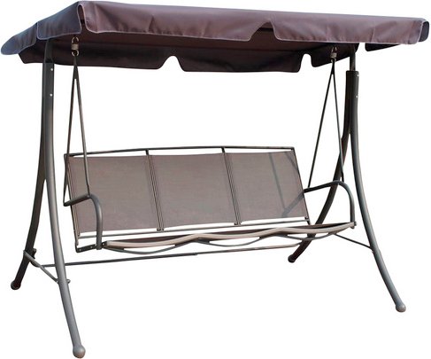 Thumbnail - GARDEN PLEASURE Hollywoodschaukel »Anna« - grau