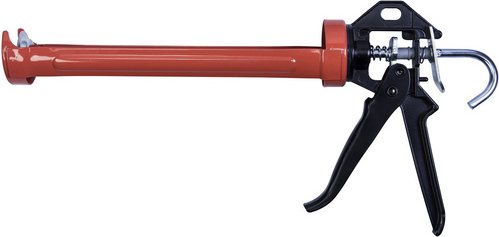 CONNEX Kittpresse, aus Stahl, für Kartuschen mit einem Inhalt von 310 – 400 ml - silberfarben