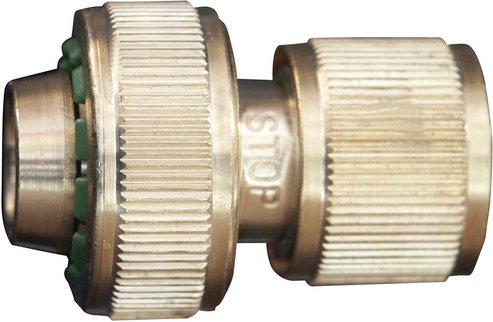 Mr. GARDENER Anschlussstück, Edelstahl - silberfarben