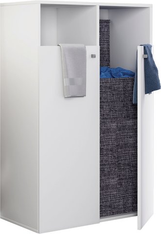 VCM Wäscheschrank »Klidas«, BxHxT: 80 x 110 x 39 cm, Holzwerkstoff - weiss