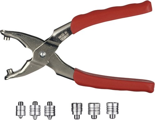 CONNEX Ösenzange, Länge: 15 cm, Kunststoff/Metall - rot