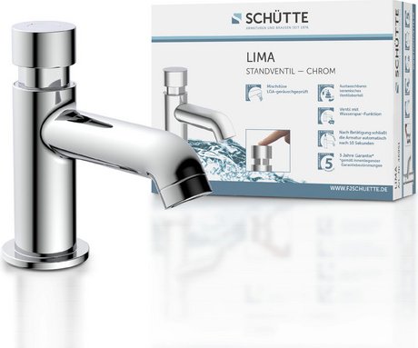 Thumbnail - SCHÜTTE Standventil, 1/2", Einhebelmischer - silberfarben