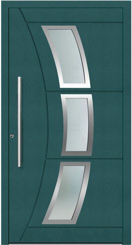 KNOCK Aluminium-Haustür »Terra Nova«, moosgrün - gruen