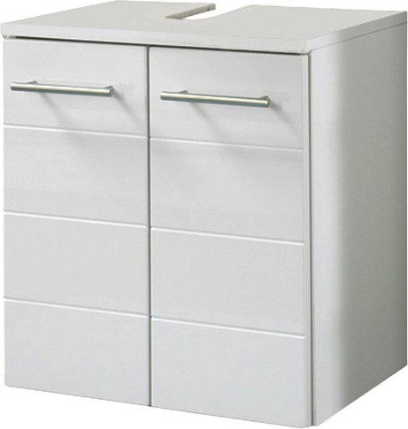 HELD MÖBEL Waschbeckenunterschrank »Rimini«, BxHxT: 50 x 53 x 34 cm, Anschlagrichtung: links/rechts - weiss