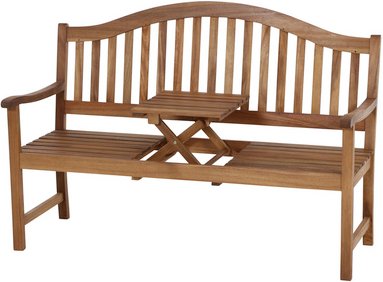 Thumbnail - GARDAMO Gartenbank »Pisa«, Aluminium, 2-Sitzer, BxHxT: 150 x 104 x 66 cm - grau