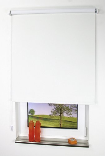 Thumbnail - LIEDECO Seitenzug-Rollo, weiß, Polyester - weiss