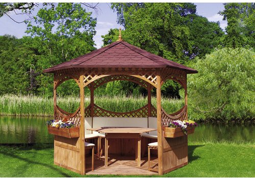 PROMADINO Sitz- und Rückenauflagen - braun