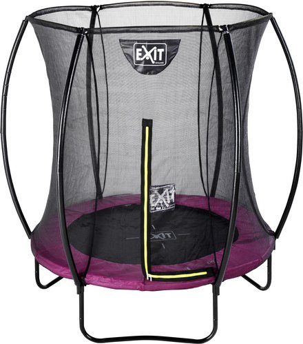EXIT Toys Trampolin »EXIT Silhouette«, Ø 183 cm, max. Belastung: 50 kg, inkl. Sicherheitsnetz - rosa