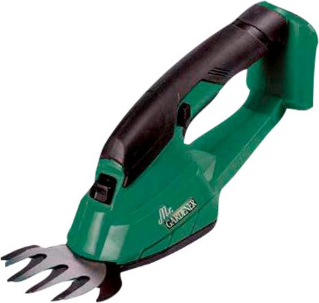 Mr. GARDENER Akku-Strauch- und Grasschere, ohne Akku - gruen