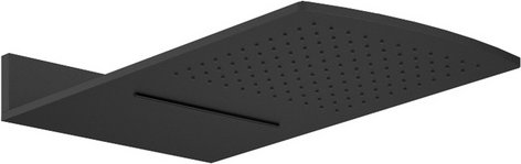 Chris Bergen Regenpaneel, Edelstahl, schwarz matt