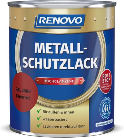 RENOVO Metallschutzlack - rot