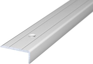 CARL PRINZ Winkelprofil, BxH: 24.5 x 10 mm, versenkt gelocht - silberfarben