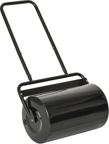 Outsunny Rasenwalze, für frisch gesäter Rasen und unebene Bereiche, 57 x 32,5 x 107 cm - schwarz
