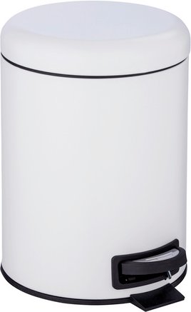 WENKO Kosmetikeimer »LEMAN«, 5 l, Höhe: 24 cm, weiß - weiss