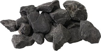 Mr. GARDENER Steinbrocken »Nero Imperial«, Körnung: 30 mm - 60 mm, 25 kg, grau/anthrazit