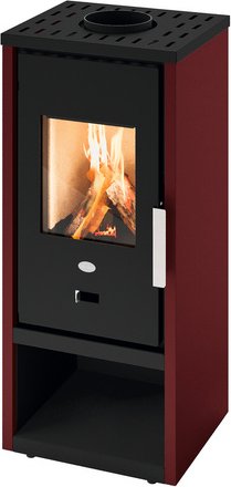 BLAZE Kaminofen »Gilda«, rot, Metall, 4,2 kW, Dauerbrand geeignet