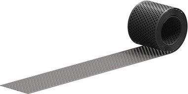 SAREI Vogelschutz Lüftungsgitter, Kunststoff (PVC), Länge: 500 mm, schwarz