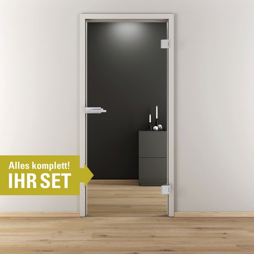 NOVADOORS Glasdrehtür-Set »Nova GST 510«, (BxH): 83,4 cm x 197,2 cm - gruen