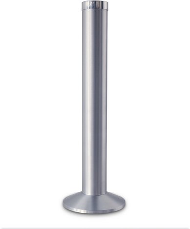 SZAGATO Aschenbecher, BxHxL: 40 x 81 x 40 cm, für: innen & außen - silberfarben