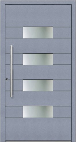 KNOCK Aluminium-Haustür »Marte«, grau