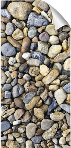 mySPOTTI Duschrückwand-Panel, fresh, Steinoptik, 210x100 cm - grau