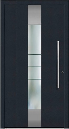 KNOCK Aluminium-Haustür »Terra Nova«, anthrazit - grau