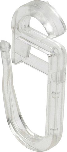 LIEDECO Faltenlegehaken, 10 Stück - transparent