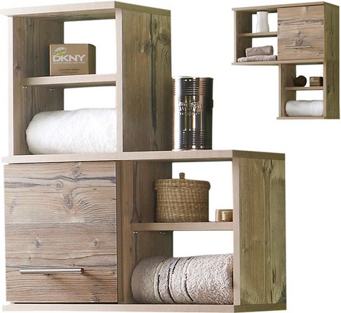 SCHILDMEYER Hängeschrank »Isola«, BxHxT: 59,8 x 64,8 x 20,5 cm - braun