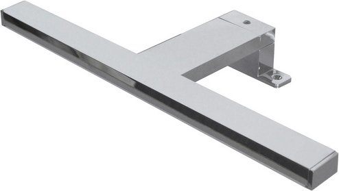 FACKELMANN LED-Aufsatzleuchte, BxHxT: 30,2 x 3,7 x 12,5 cm, 5000 K, kaltweiß, 5,6 W - silberfarben