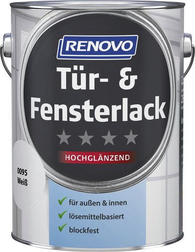 RENOVO Tür- und Fensterlack - weiss