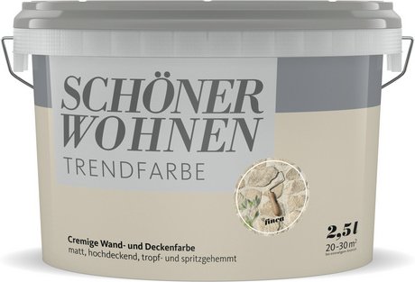 Thumbnail - SCHÖNER WOHNEN FARBE Dispersionsfarbe »Trendfarben«, Finca, matt - beige