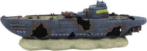 AQUATLANTIS Dekofigur »Flugzeugträger« - grau