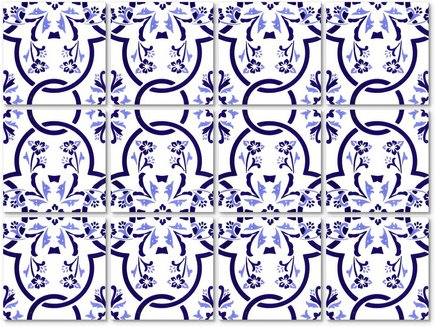 K&L Wall Art Fliesenaufkleber »Portugiesische Kacheln«, selbstklebend