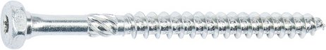 Schmid Schrauben Holzbauschraube, Rapid Dual, 10 mm, Stahl, 25 Stk., 10 x 120 mm - silberfarben