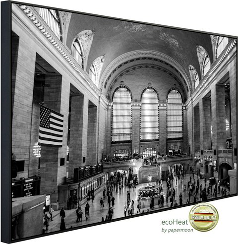 Thumbnail - papermoon Infrarotheizung »EcoHeat - Hauptbahnhof New York«, Matt-Effekt - bunt