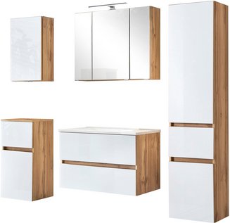 Thumbnail - HELD MÖBEL Waschtisch-Set »HELSINKI«, 8-teilig - weiss