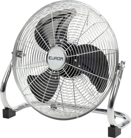 EUROM Standventilator »HVF«, 65 W, 3 Leistungsstufen, Ø: 35,5 cm - silberfarben