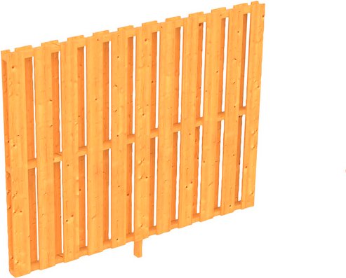 SKANHOLZ Seitenwand, B x H: 78,5 x 160 cm, Douglasienholz, Farbe: natur - beige