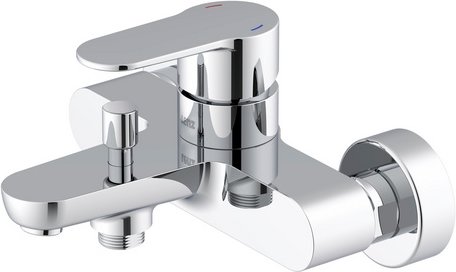 Wannenarmatur »CALISTA«, 1/2", Messing, chromfarben - silberfarben