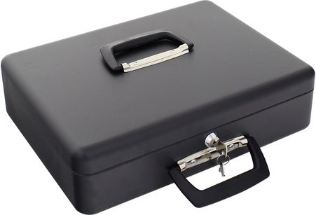 Rottner Tresor Zählkassette »London«, schwarz, Stahl, (B x H:) 37 x 11 cm