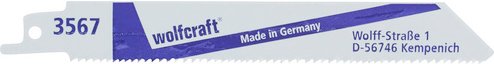 WOLFCRAFT Sägeblatt, Länge: 152 mm, Bimetall - silberfarben
