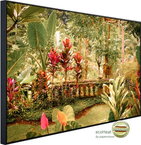 Thumbnail - papermoon Infrarotheizung »EcoHeat - Fantasie tropischer Garten«, Matt-Effekt - bunt