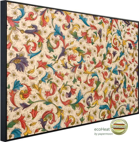 Thumbnail - papermoon Infrarotheizung »EcoHeat - Blumenmuster«, Matt-Effekt - bunt