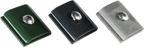 FLORAWORLD Mattenverbinder, Stahl, silberfarben, 3 Stück