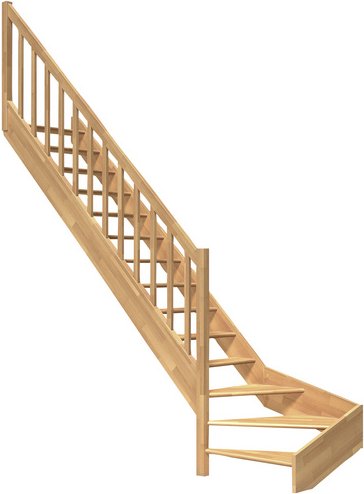 DOLLE Wangentreppe »Paris«, bis 318 cm Raumhöhe - braun