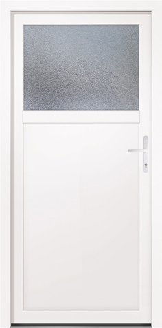 RORO Nebeneingangstür »Hamburg«, BxH: 98 x 198 cm, Kunststoff - weiss