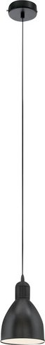 EGLO Pendelleuchte »PRIDDY«, E27, ohne Leuchtmittel - schwarz